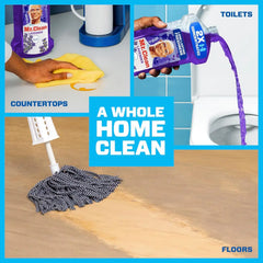Mr. Clean All Purpose Cleaner, Floor Cleaner for Mopping Home, Bathroom, & Kitchen, Cleaning Liquid for Mop & Bucket, Cleaning Supplies, Multi-Surface Dilutable, Lavender, 41oz