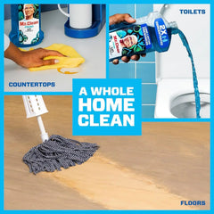 Mr. Clean Liquid All Purpose Multi-Surface Cleaner | with Febreze Freshness Linen & Sky Scent - 45 Ounce Bottle (Pack of 2) (Total 90 fl oz)