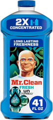 Mr. Clean Liquid All Purpose Multi-Surface Cleaner | with Febreze Freshness Linen & Sky Scent - 45 Ounce Bottle (Pack of 2) (Total 90 fl oz)