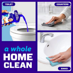 Mr. Clean All Purpose Cleaner, Mop Soap, Floor Cleaner for Mopping Home, Bathroom, & Kitchen, Cleaning Liquid for Mop & Bucket, Cleaning Supplies, Multi-Surface Dilutable, Ocean, 41oz