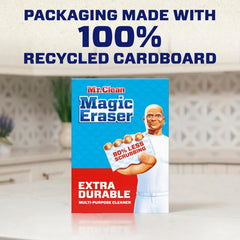 Mr. Clean Magic Eraser, All Purpose Cleaner, Cleaning Scrubber, Wall, Sneaker, Kitchen, Bathroom, Shower, Melamine Sponge, Pads, Extra Durable, 7ct