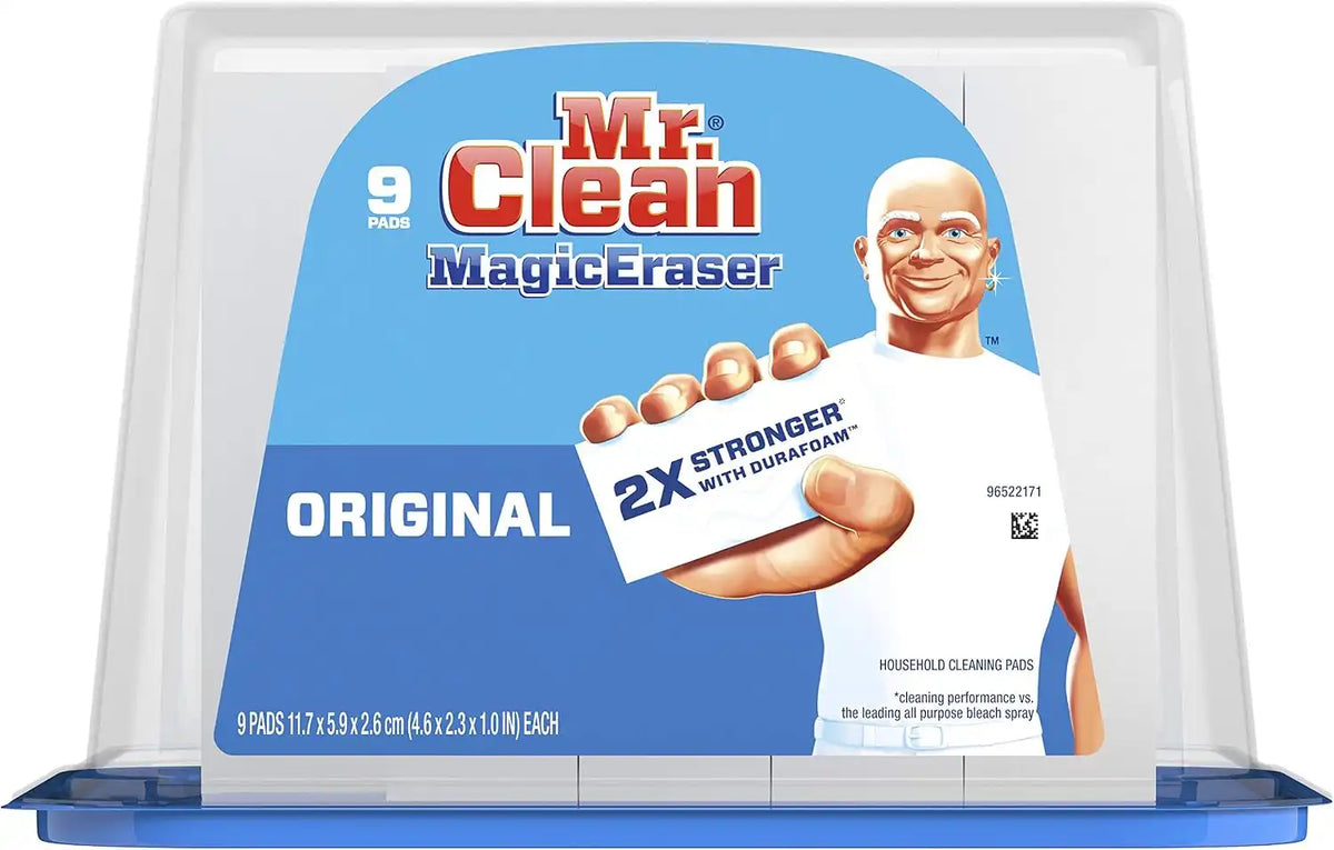 Mr. Clean Magic Eraser Original, Cleaning Pads with Durafoam, 9 Count