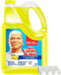 Mr. Clean Multi-Surfaces Summer Citrus Liquid Cleaner, 176 Fl Oz | with Magic Eraser